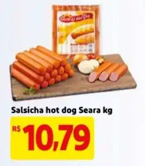 Mercado Extra Salsicha Hot Dog Seara 1kg oferta