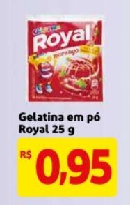 Mercado Extra Gelatina em po Royal 25g oferta