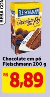 Chocolate em po Fleischmann 200g