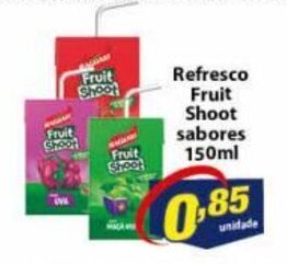 Vencedor Atacadista Refresco Fruit Shoot sabores 150ml oferta