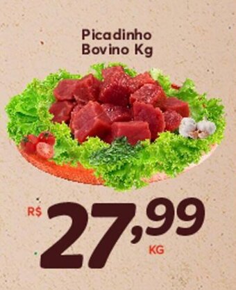 Rede uniforça Picadinho Bovino 1kg oferta