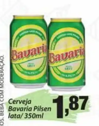 Confiança Supermercados Cerveja Bavaria Pilsen lata 350ml oferta