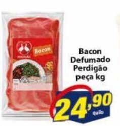 Vencedor Atacadista Bacon Defumado Perdigao peca 1kg oferta