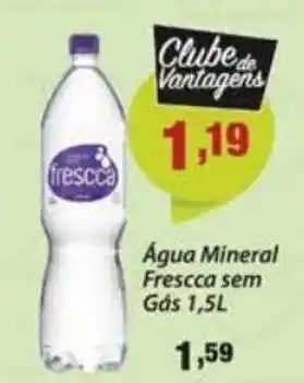 Confiança Supermercados Agua Mineral Fresca sem gas 1.5L oferta