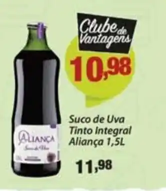 Confiança Supermercados Suco de Uva tinto integral Alianca 1.5L oferta