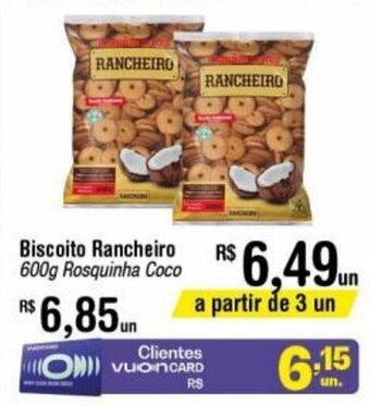 Fort Atacadista Biscoito Rancheiro 600g oferta