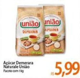 Atacadão Acucar Demerara Naturale Uniao 1kg oferta
