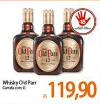 Atacadão Whisky Old Parr 1L oferta