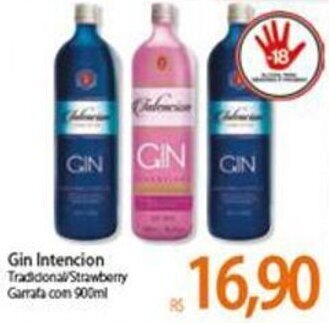 Atacadão Gin Intencion 900ml oferta