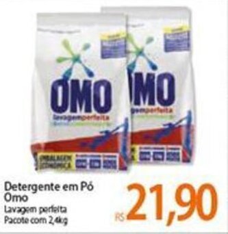 Detergente em po Omo 2.4kg