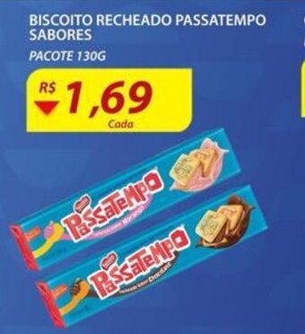 Assaí Atacadista Biscoito Recheado Passatempo Sabores 130g oferta