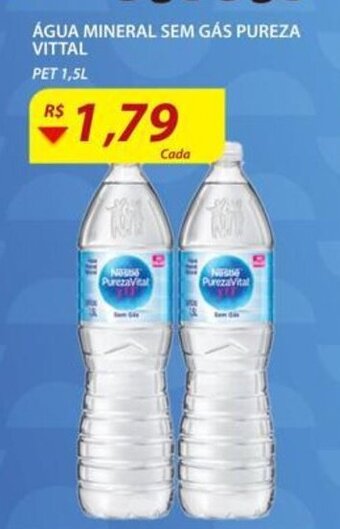 Assaí Atacadista Agua Mineral Sem gas Pureza Vital 1.5L oferta