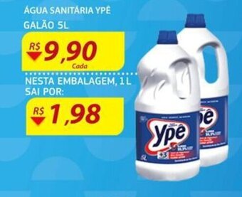 Assaí Atacadista Agua Sanitaria Ype 5L oferta