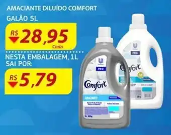 Assaí Atacadista Amaciante Diluido Comfort 5L oferta