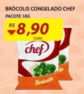 Assaí Atacadista Brocolis cong. Chef 1kg oferta