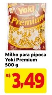 Mercado Extra Milho para pipoca Yoki Premium 500g oferta