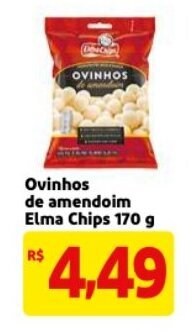 Mercado Extra Ovinhos de Amendoim Elma Chips 170g oferta