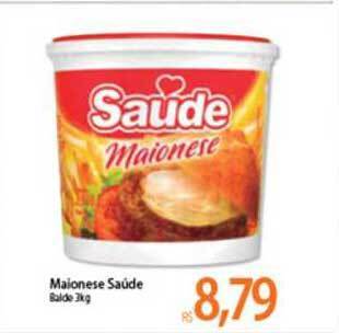 Atacadão Maionese Saúde 3kg oferta