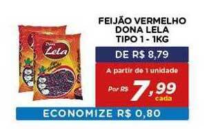Bahamas Mix Feijão Vermelho Dona Lela Tipo 1 oferta