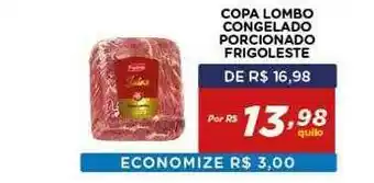 Copa Lombo Congelado Porcionado Frigoleste