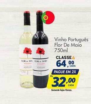Delta Supermercados Vinho Português Flor De Maio oferta