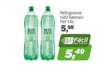 Arena Atacado Refrigerante H2o Sabores 1.5L oferta