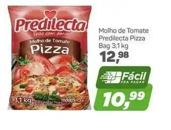 Arena Atacado Molho De Tomate Predilecta Pizza 3.1kg oferta