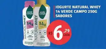 Extrabom Supermercados Iogurte Natural Whey 14 Verde Campo Sabores 250g oferta