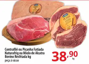 Akki Atacadista Contrafile ou Picaha fatiada Naturafrig ou Miolo de Alcatra Bovino Resfriada 1kg oferta
