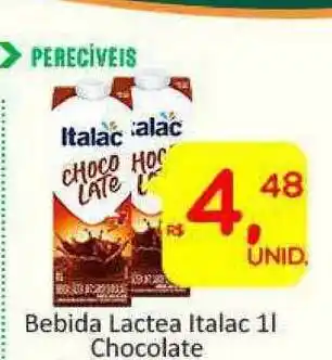 Atacado Máximo Bebida Lactea Italac 1l Chocolate oferta