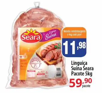 Akki Atacadista Linguica Suina Seara pacote 5kg oferta