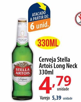 Akki Atacadista Cerveja Stella Artois Long Neck 330ml oferta