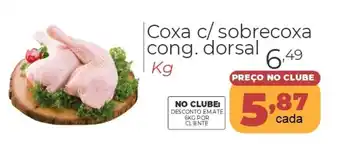 Coxa c/ Sobrecoxa cong. dorsal 1kg