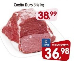 Cercadão Coxao Duro Bife 1kg oferta