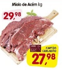Cercadão Miolo de Acem 1kg oferta
