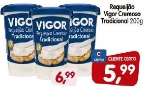 Requeijao Vigor Cremoso Trad. 200g