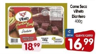 Cercadão Carne Seca Vilheto Dianteiro 400g oferta