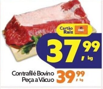 Raiz Superatacado Contrafile Bovino Peca a Vacuo 1kg oferta