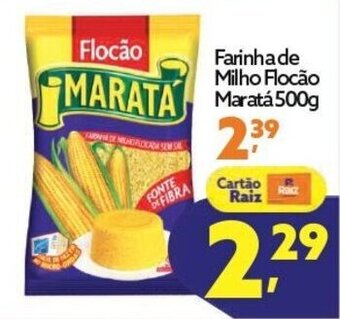 Raiz Superatacado Farinha de Milho Flocao Marata 500g oferta