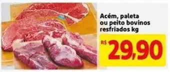 Extra Supermercado Acem, Paleta ou Peito Bovinos Resfriados 1kg oferta