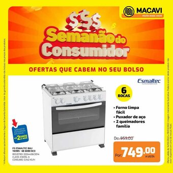 Macavi FG Esmaltec Bali 116985 - 6B 6080 BCO oferta