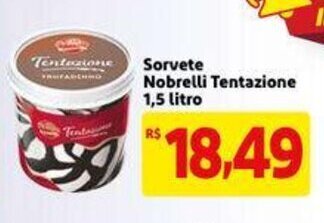 Extra Supermercado Sorvete Nobrelli Tentazione 1.5L oferta