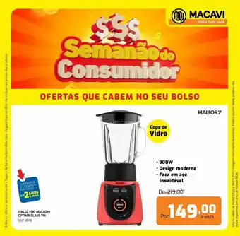 Macavi 119620 - Liq Mallory Optima Glass VM oferta