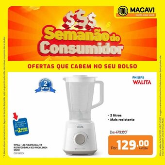 117164 - Liq Philips/ Walita RI2110/00 Daily BCO Problend4 550W