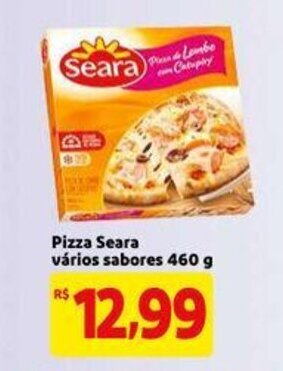 Extra Supermercado Pizza Seara varios sabores 460g oferta