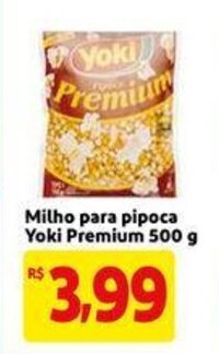 Extra Supermercado Milho para pipoca Yoki Premium 500g oferta