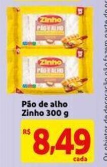 Extra Supermercado Pao de Alho Zinho 300g oferta