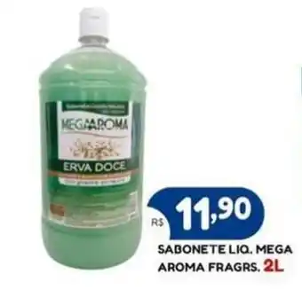 Bramil Supermercados Sabonete liq. Mega Aroma Frag. 2L oferta