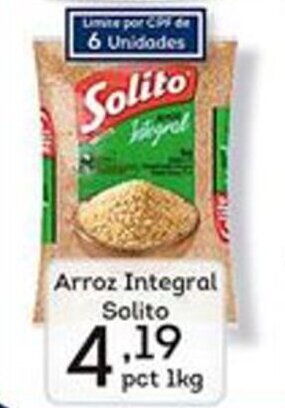 Supermercados Tauste Arroz Integral Solito 1kg oferta