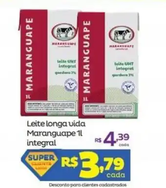 Super Lagoa Leite longa vida Maranguape 1L Integral oferta